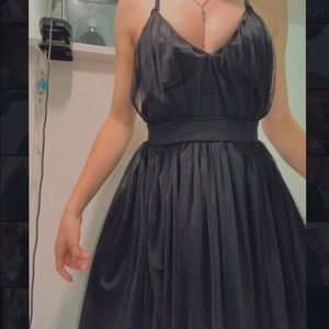 Rare Sexy Black Tulle Dress